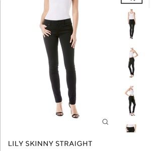 🆑 [4/$20] Level 99 Black Lily Crop Skinny Straight Jeans